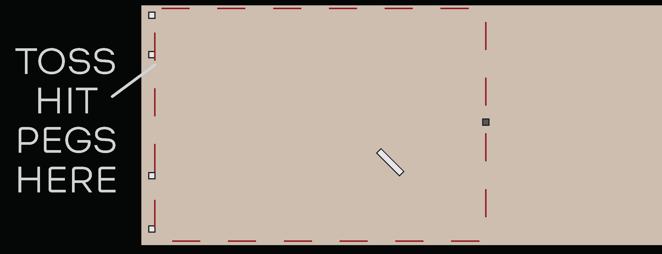 Diagram 3 from the printed KUBB rules