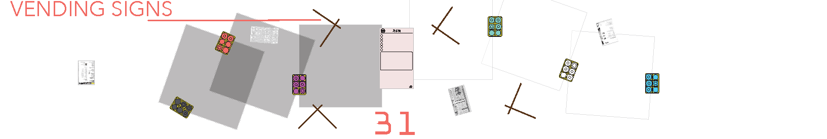 Diagram 1 from the printed VEND MACHINE rules