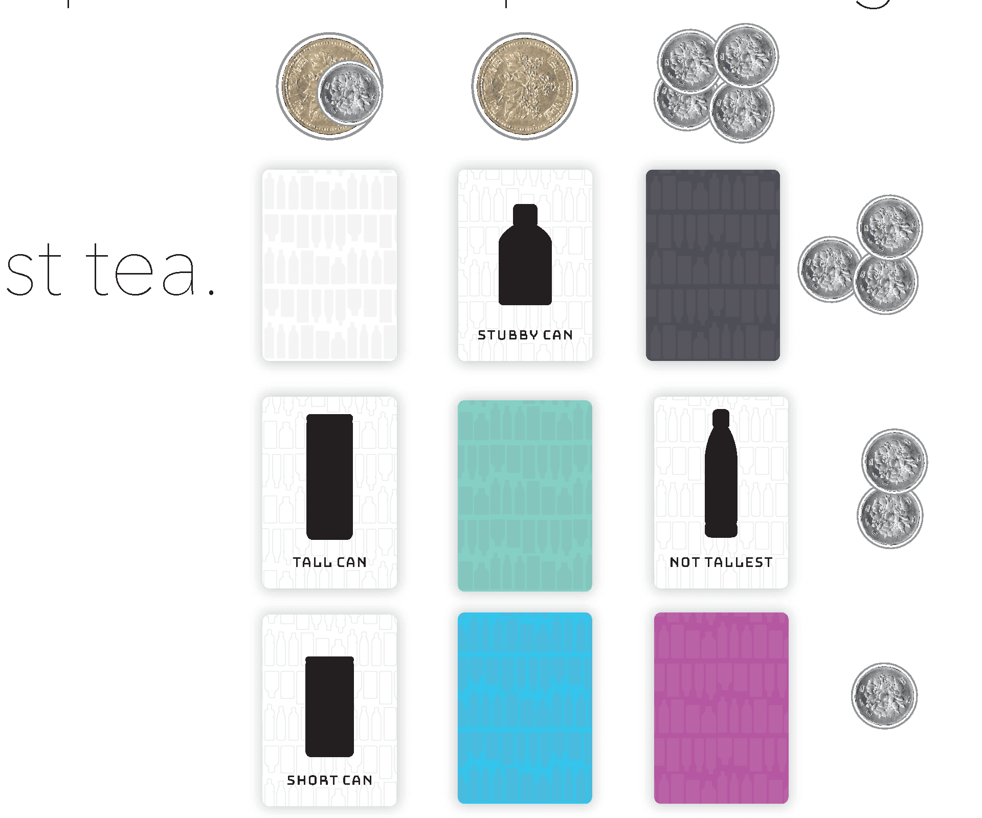 Diagram 1 from the printed GENMAICHA rules