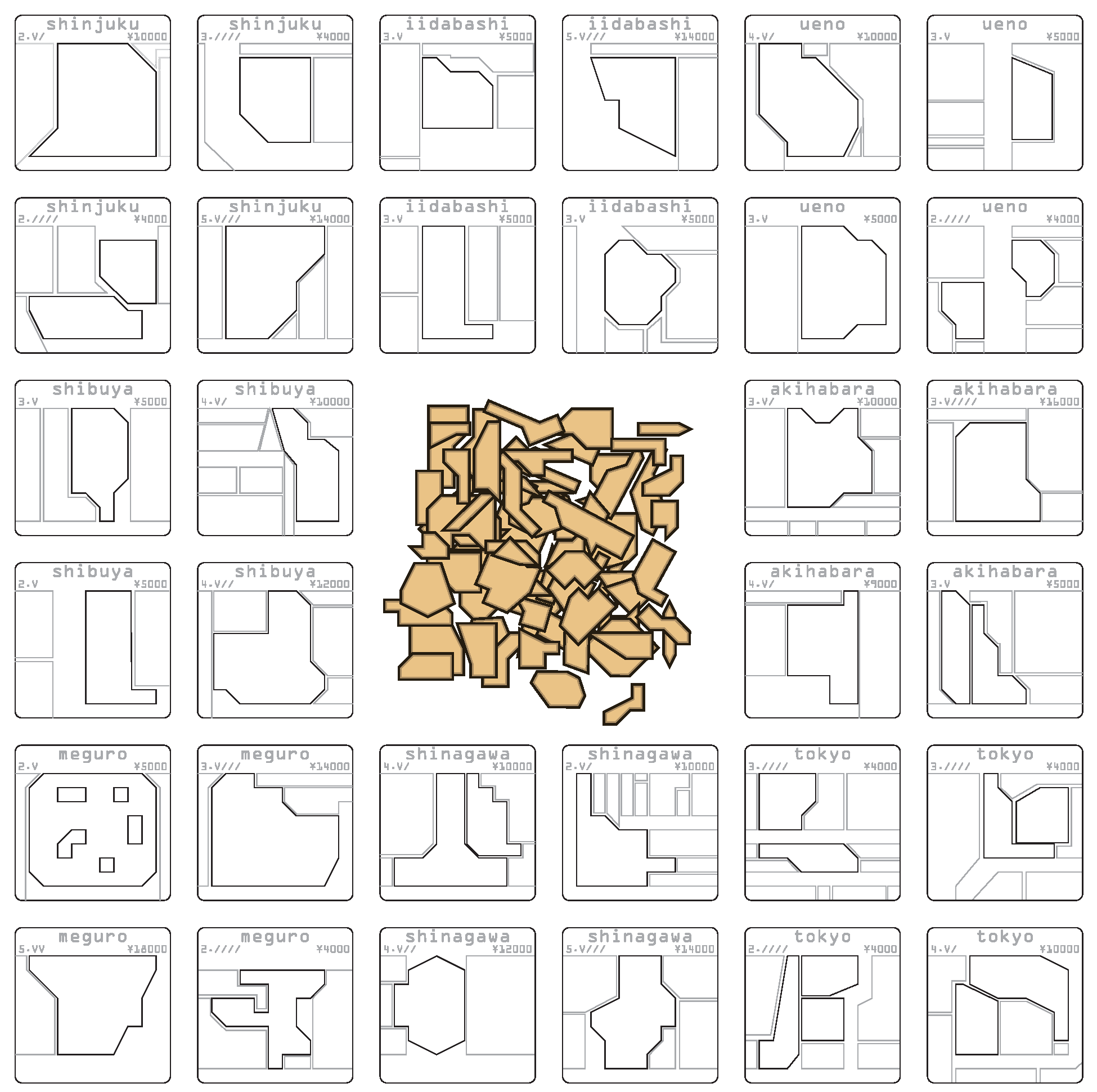 Diagram 1 from the printed STARTING THE GAME rules