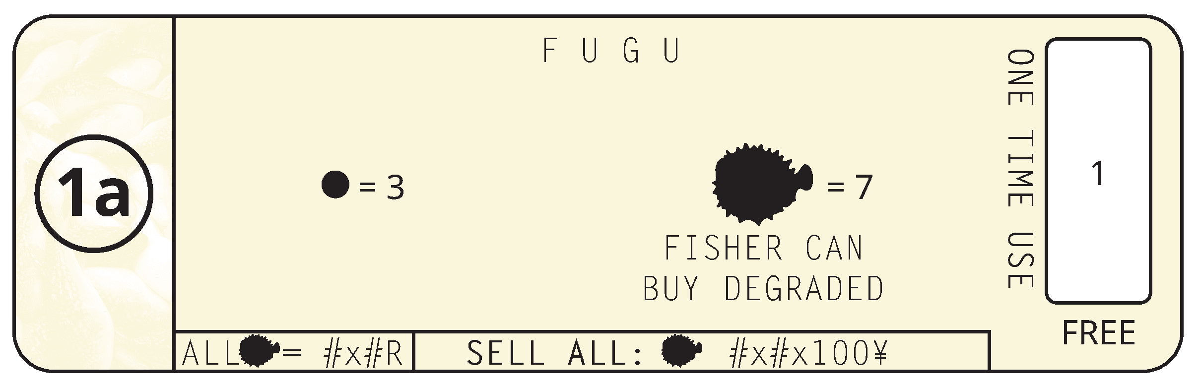 『Fugu』印刷版ルールブックの図1