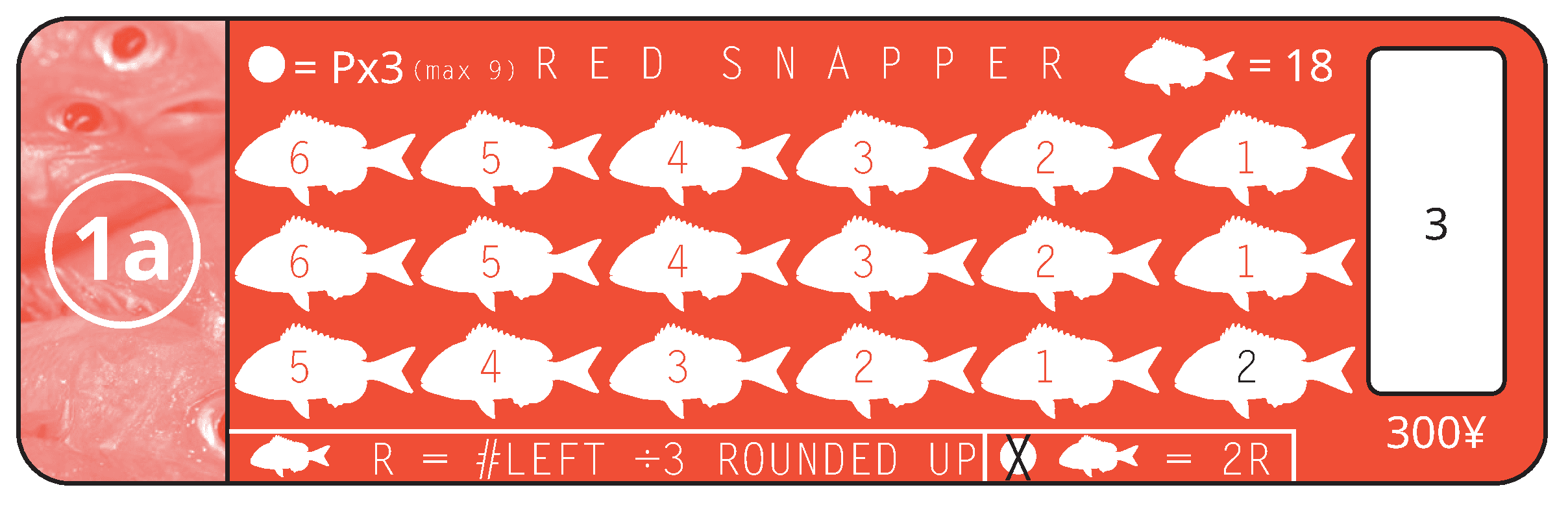 Diagram 1 from the printed Red Snapper rules