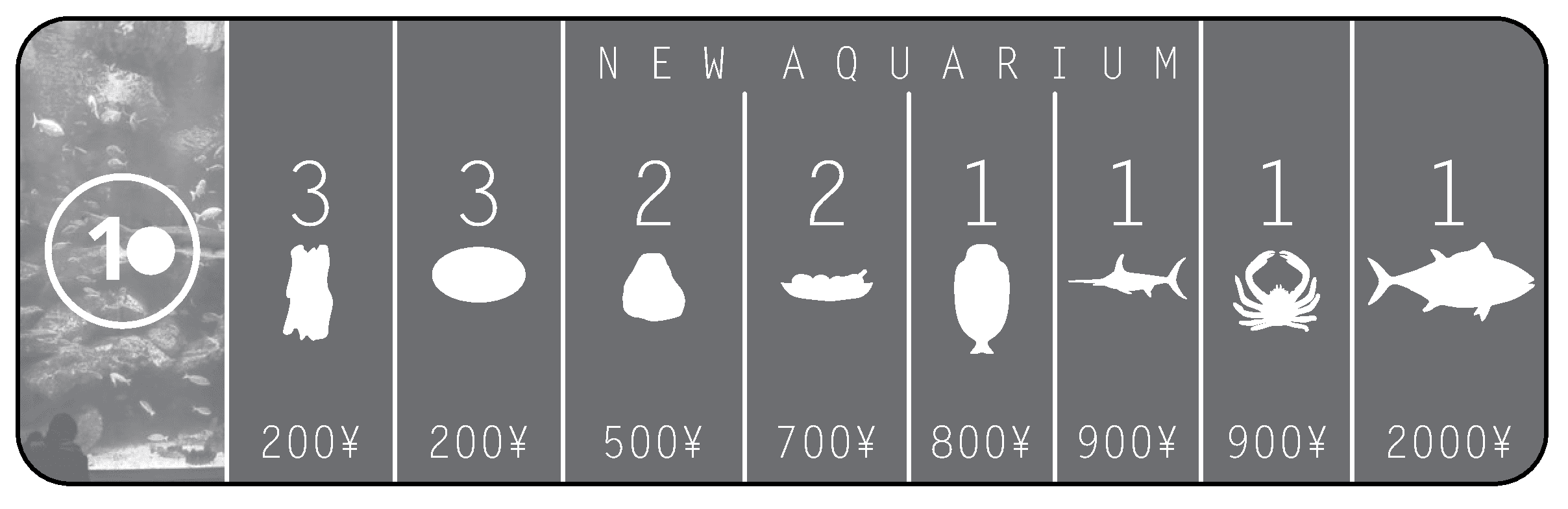 Diagram 1 from the printed New Aquarium rules