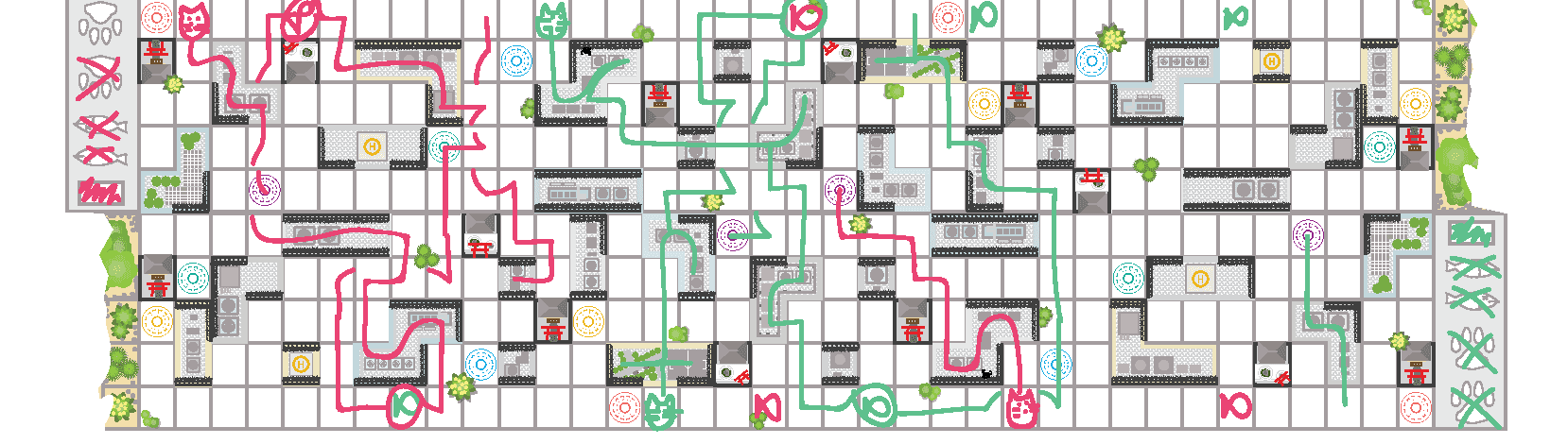 Diagram 1 from the printed GAME END rules