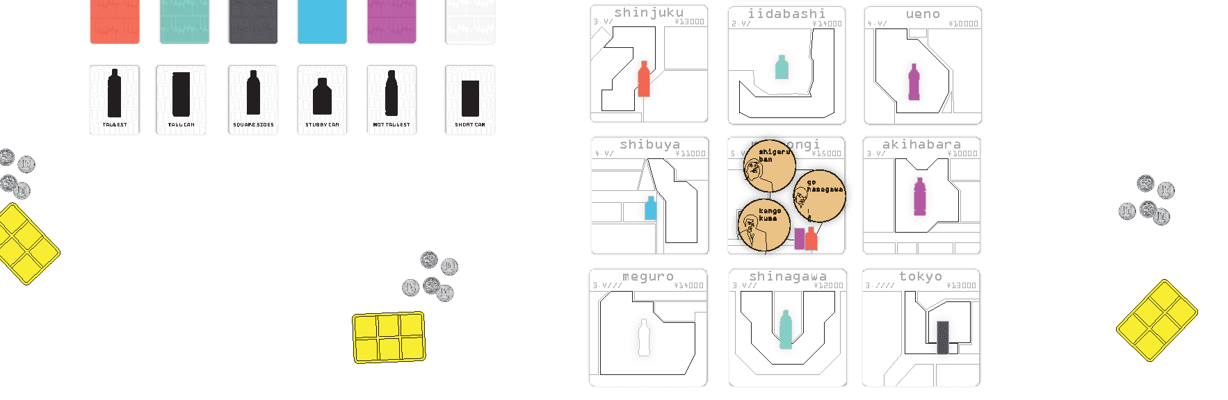 Diagram 1 from the printed CHOCOLATE MILK rules